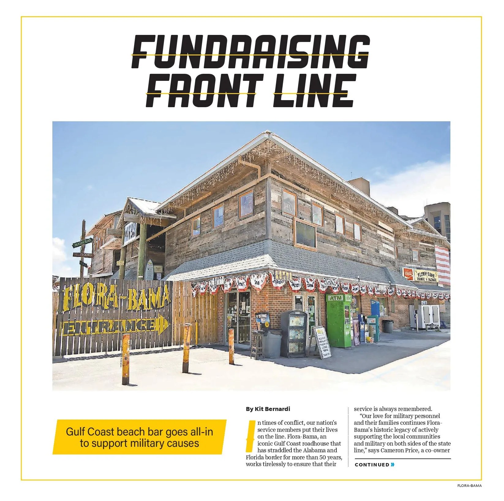 USA Today Features FloraBama's Work With Veteran's