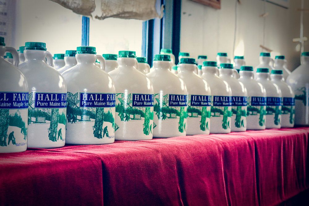 High Grade Maple Syrup Hall Farms Dixfield, ME