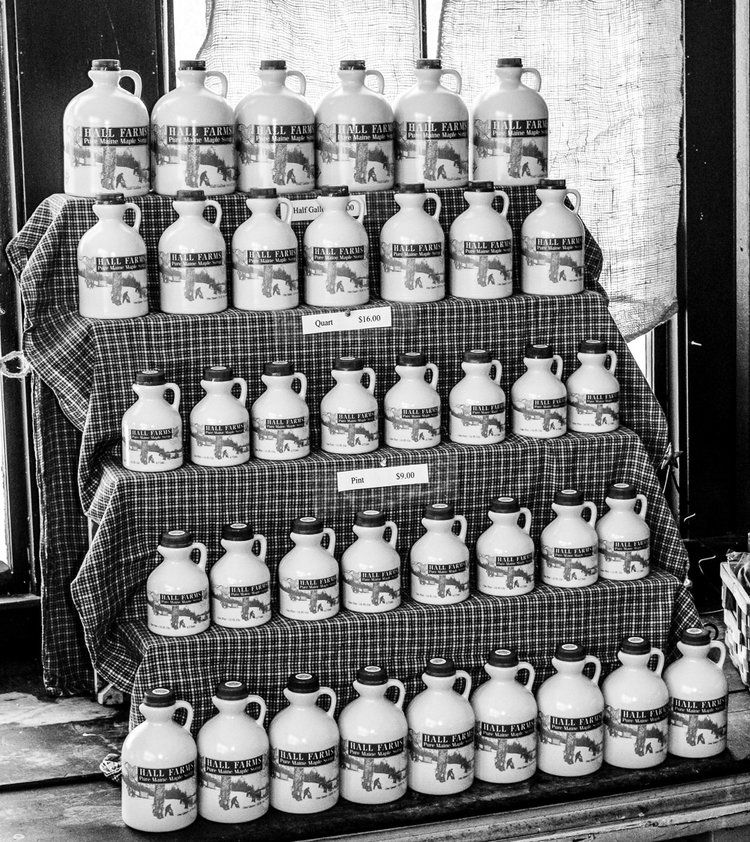 High Grade Maple Syrup Hall Farms Dixfield, ME
