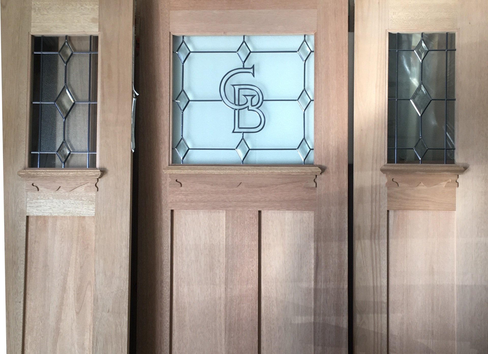 Stained Glass Overlay Doors Penrith, NSW