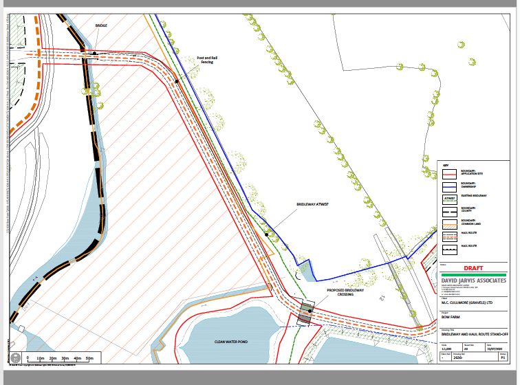 Section 38 Works Application Near Bow Farm, Twyning, Glos