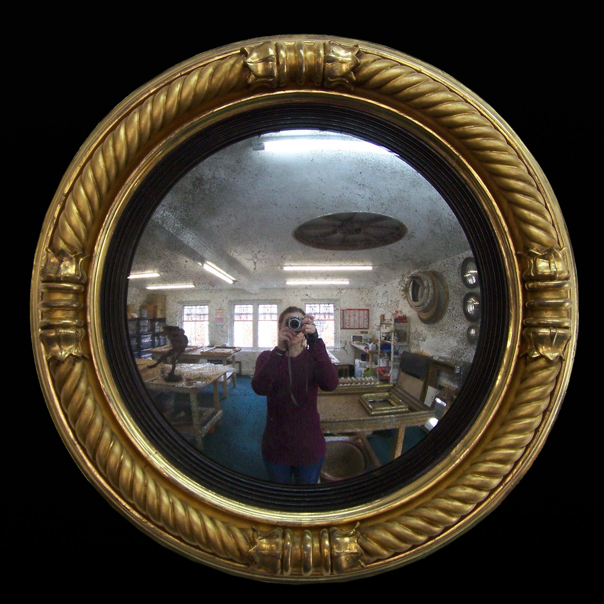 Antique Mirror frame restoration, repair and gilding
