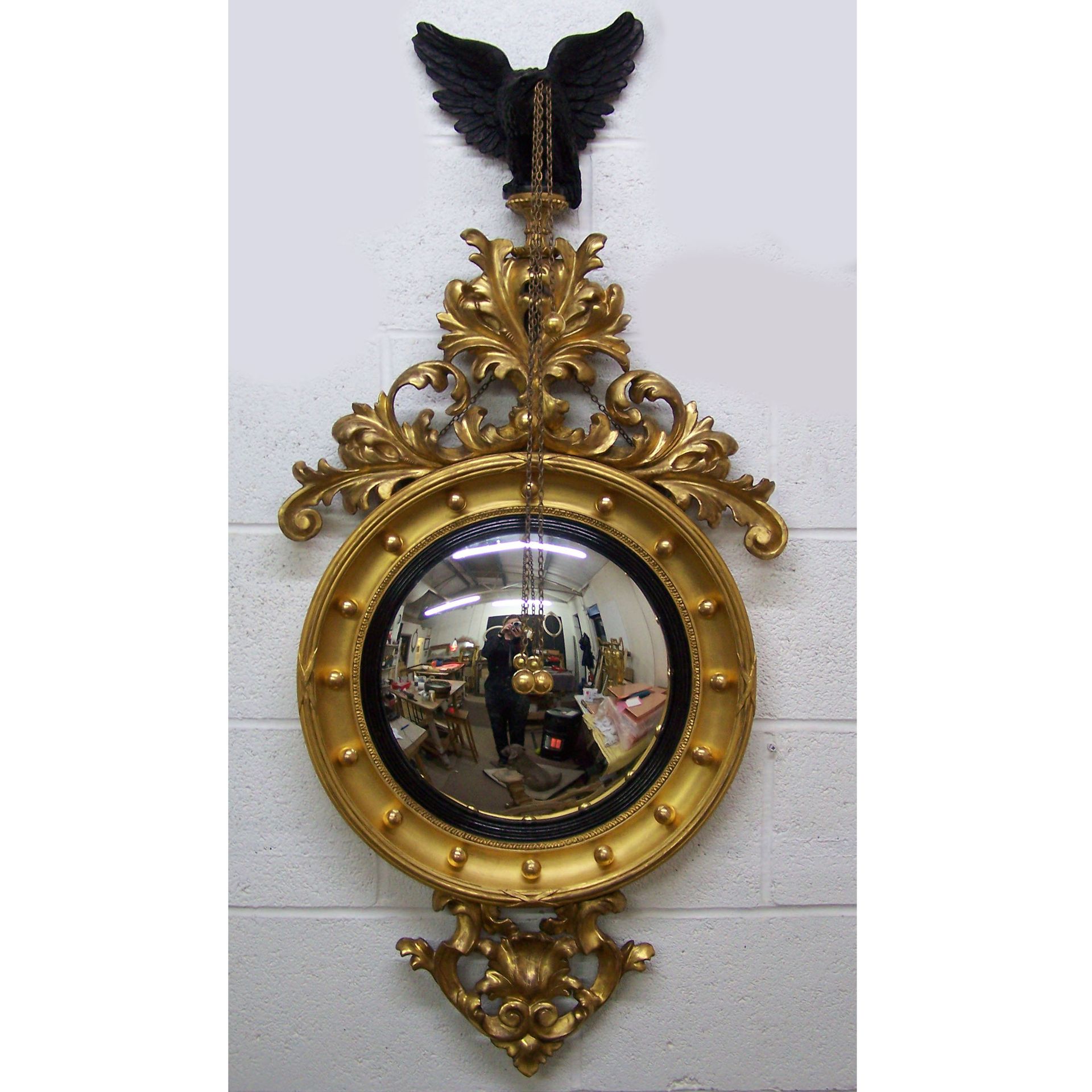 Antique Mirror frame restoration, repair and gilding