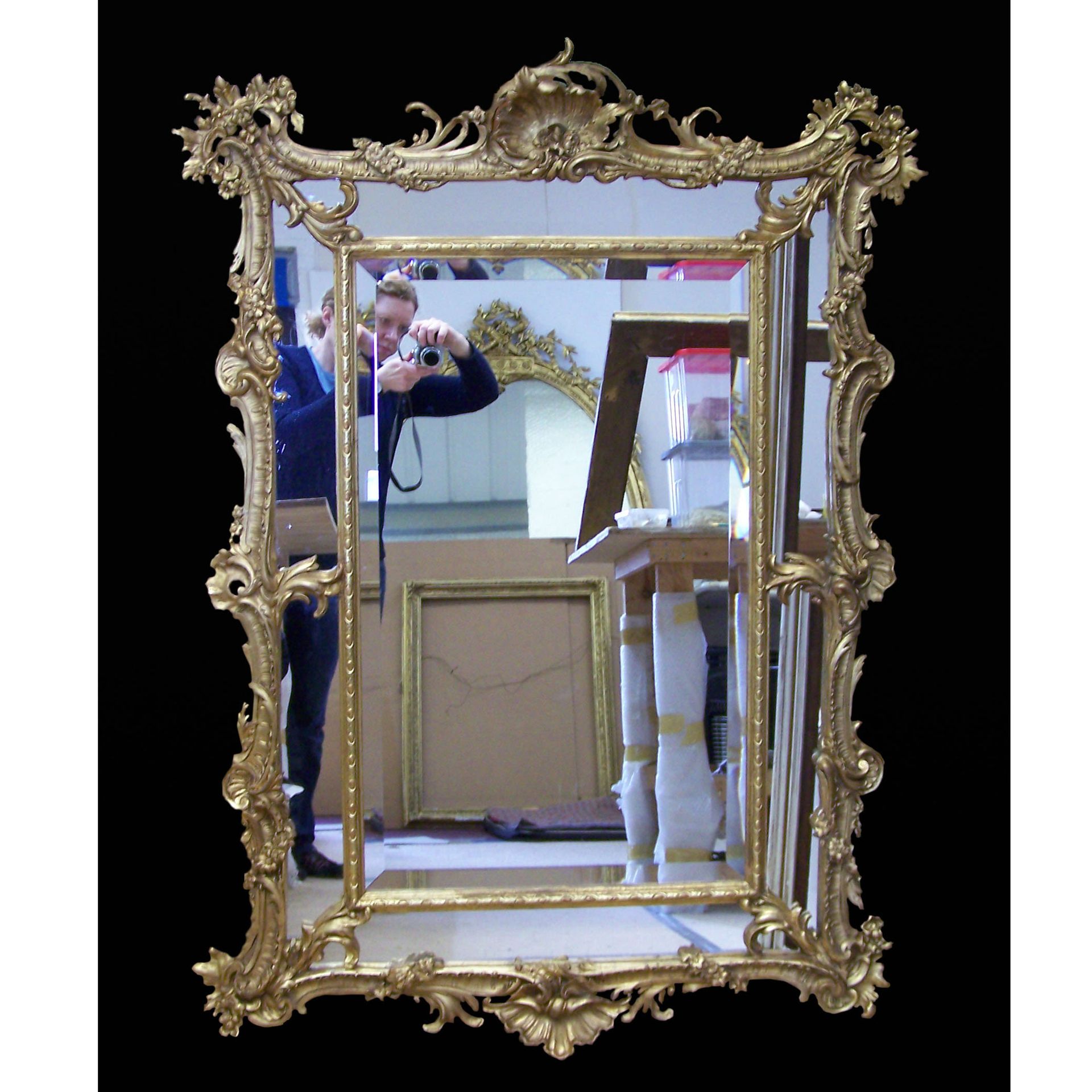 Antique Mirror frame restoration, repair and gilding