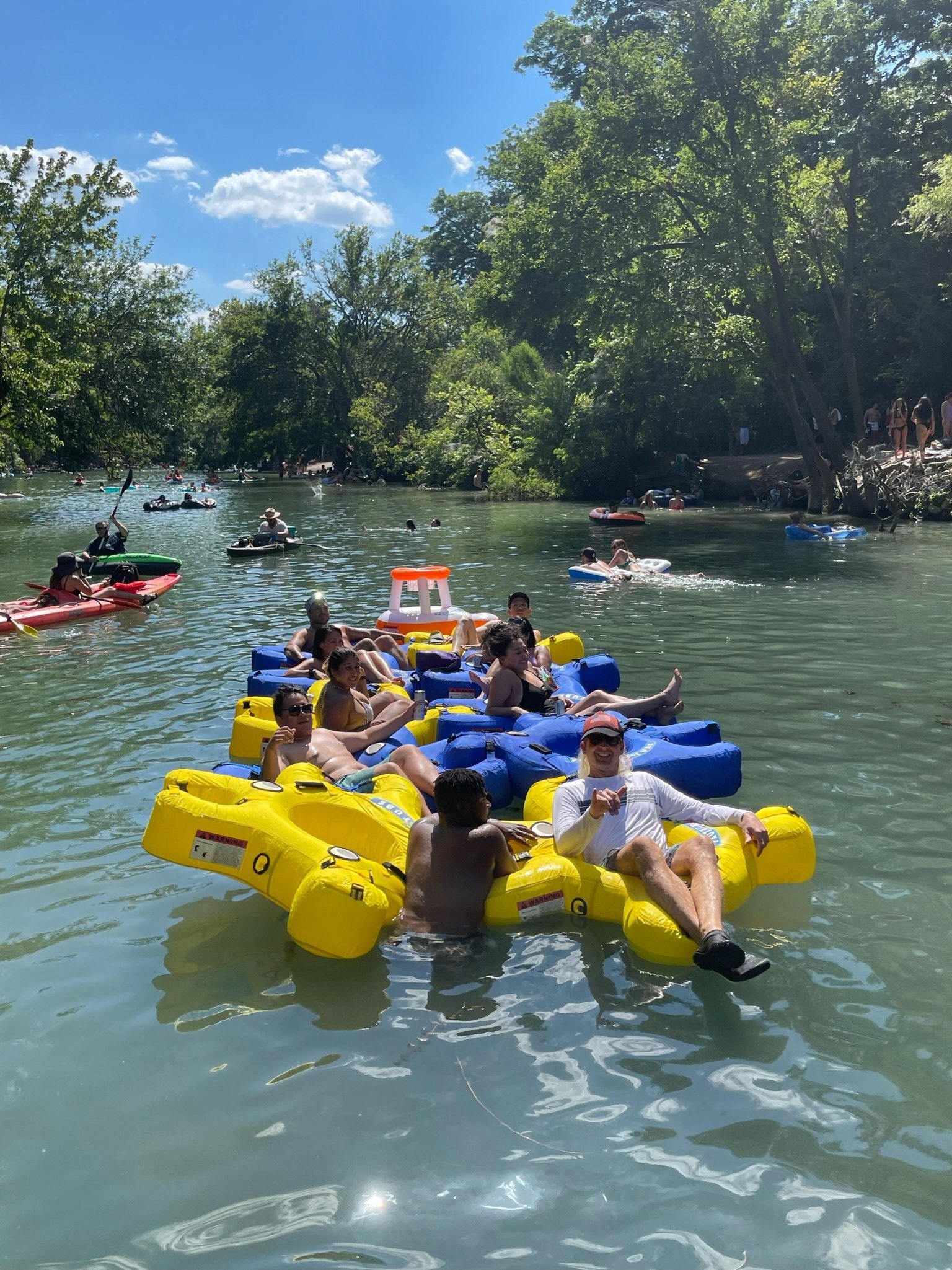 Spring Water Tubing in Austin Boats and Bats