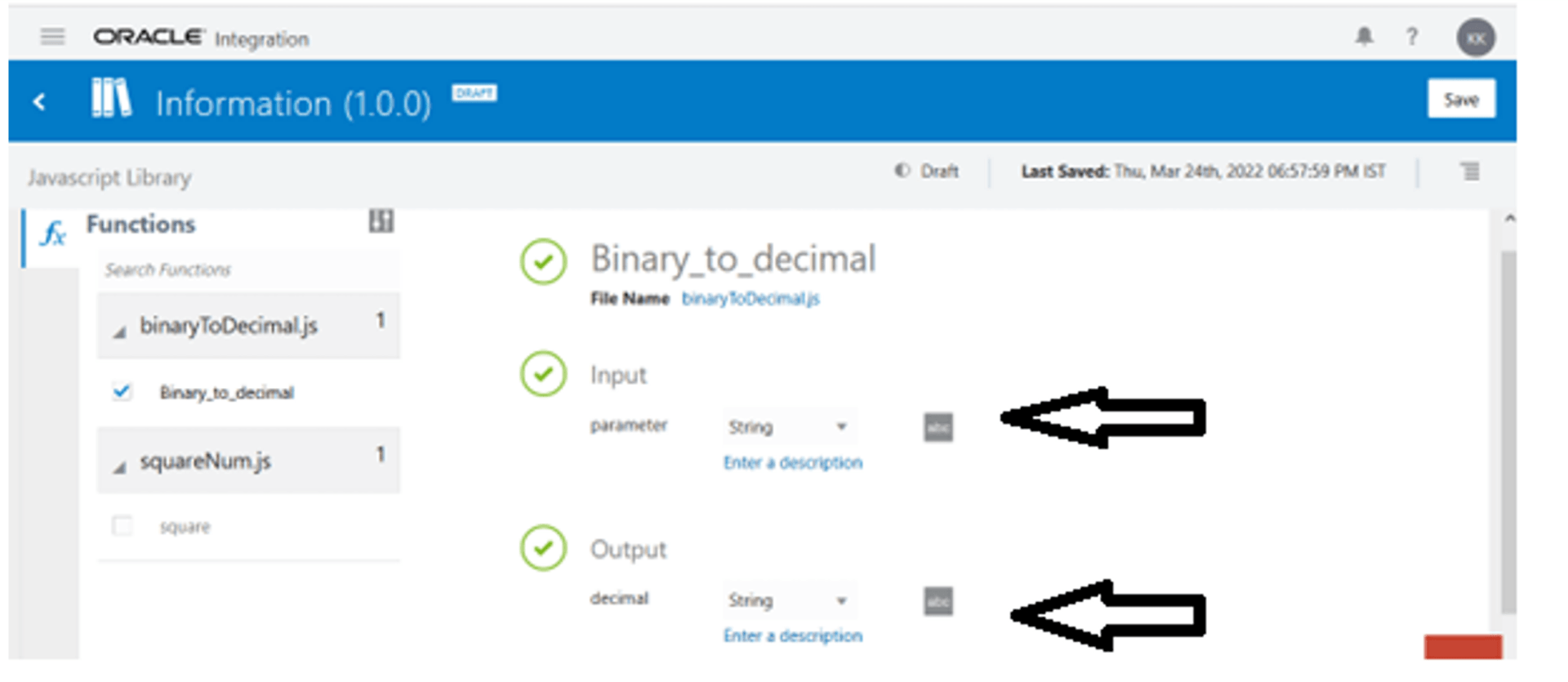 How to use Javascript library in Oracle Integration Cloud (OIC)