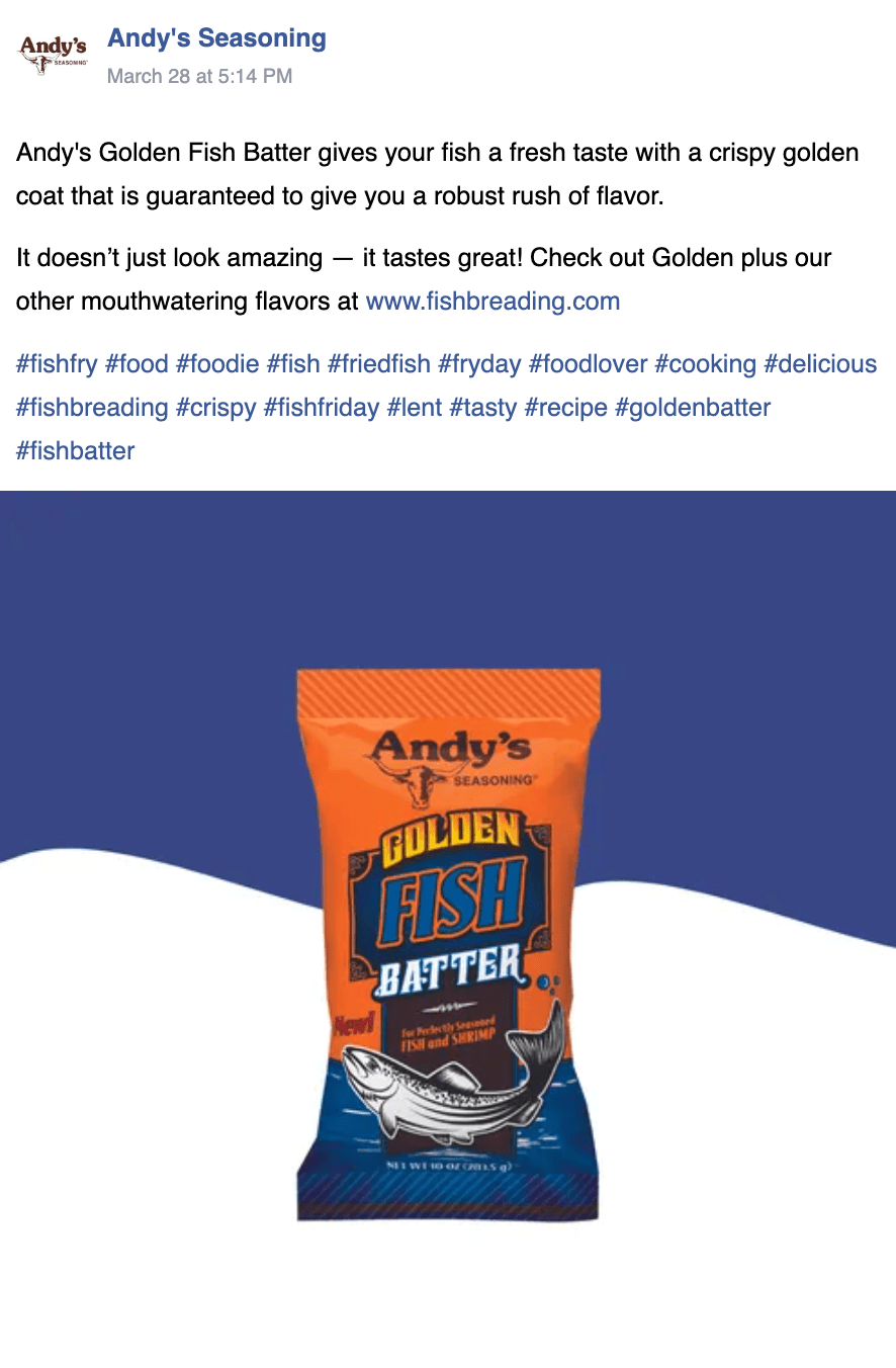 Andy's Seasoning Advertising Campaign