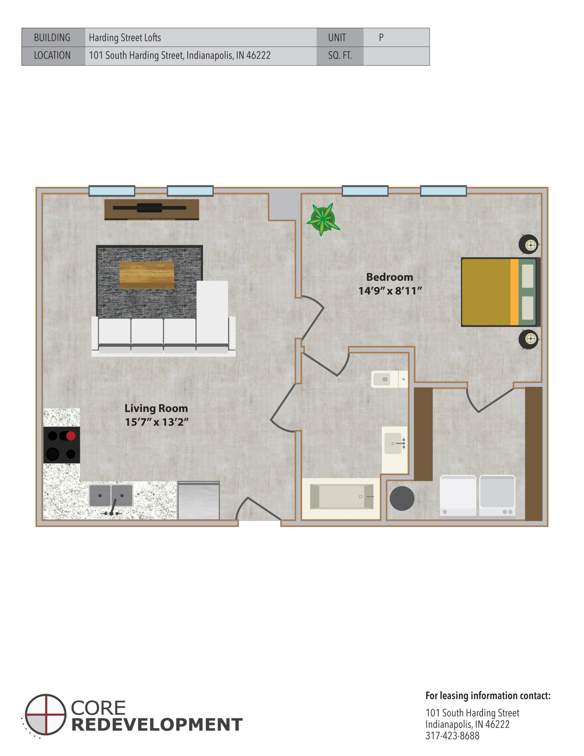 Harding Street Lofts Apartments Indianapolis, IN Core Redevelopment