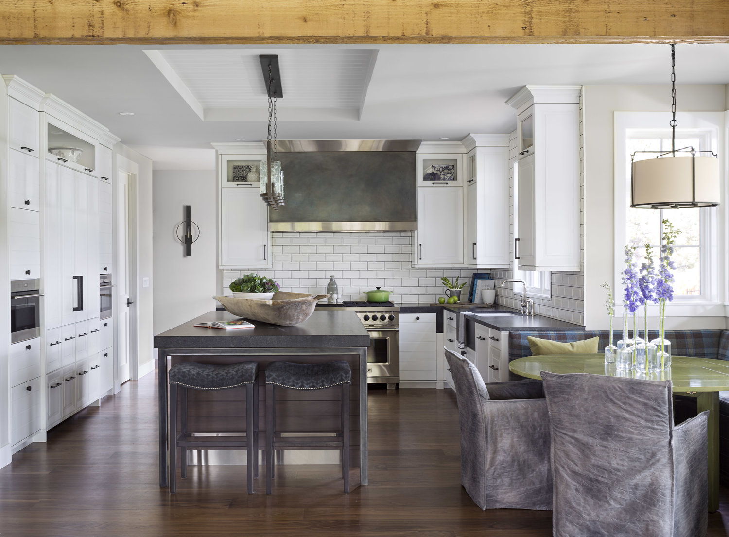 McMansion turned Modern Farmhouse in Colorado by luxury interior