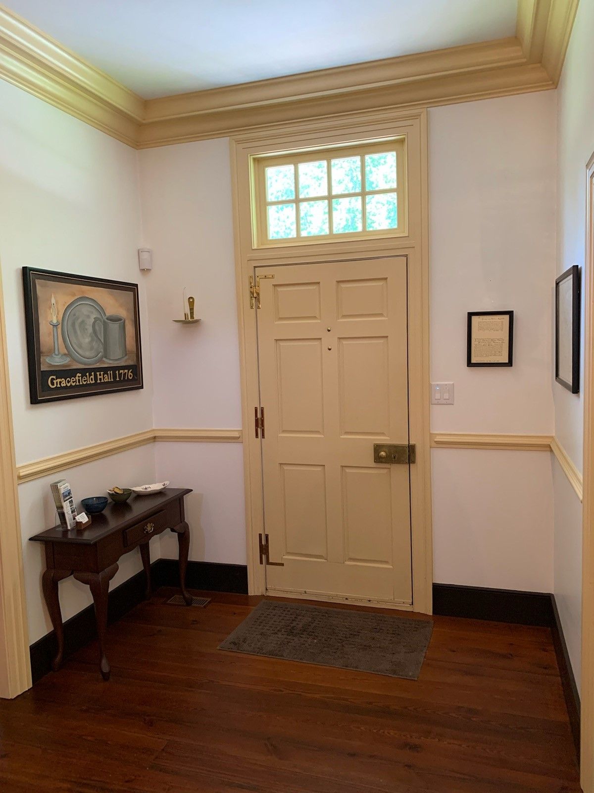 Describes that Gracefield Hall is an accurate representation of a