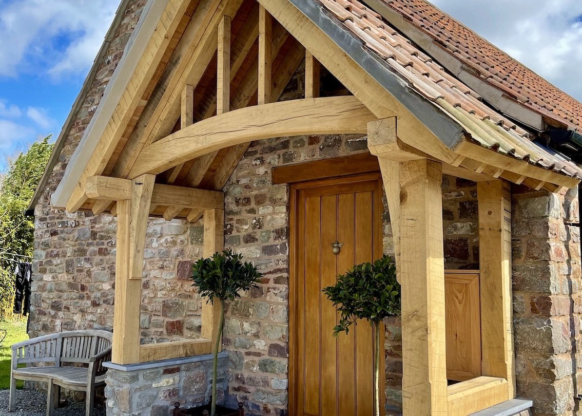The English Porch Company Yeovil Oak Framed Porch Kits