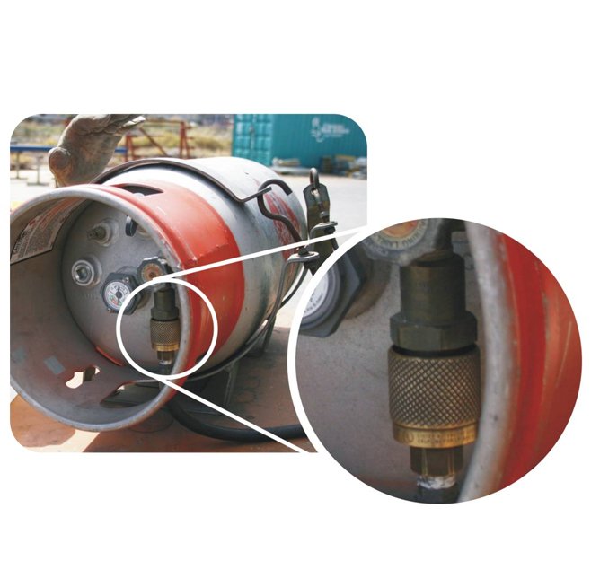 How to change your Forklift Gas bottle Agas National