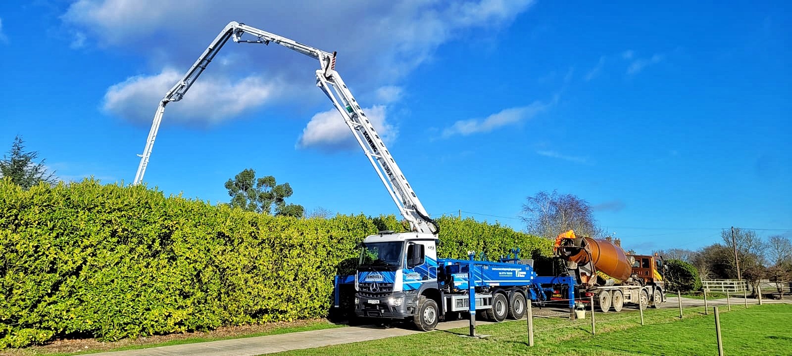 Call R Pomphrett Ltd Concrete Pumping in Colchester, Essex