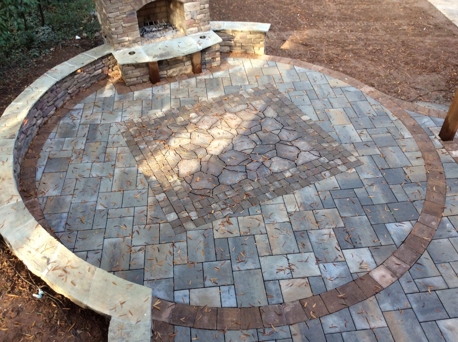 Outdoor Fireplaces and Firepits Raleigh & Apex, NC Brookscapes LLC
