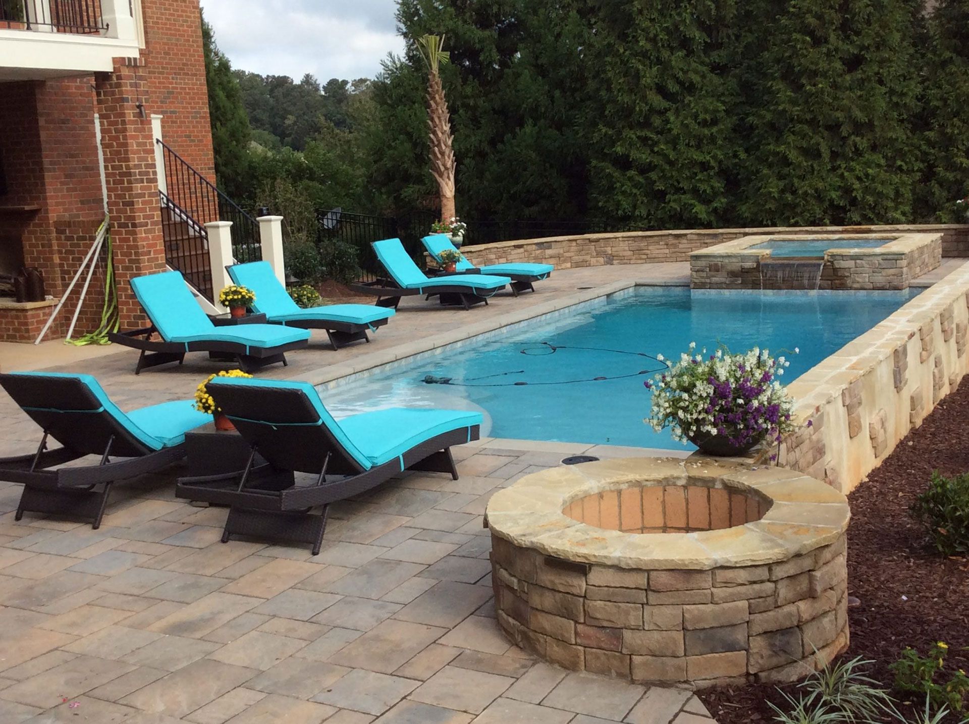 Outdoor Fireplaces and Firepits Raleigh & Apex, NC Brookscapes LLC