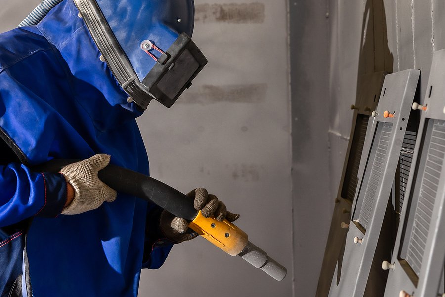 Mobile Shot Blasting Near Me, Sandblasting Service, Nottingham, UK