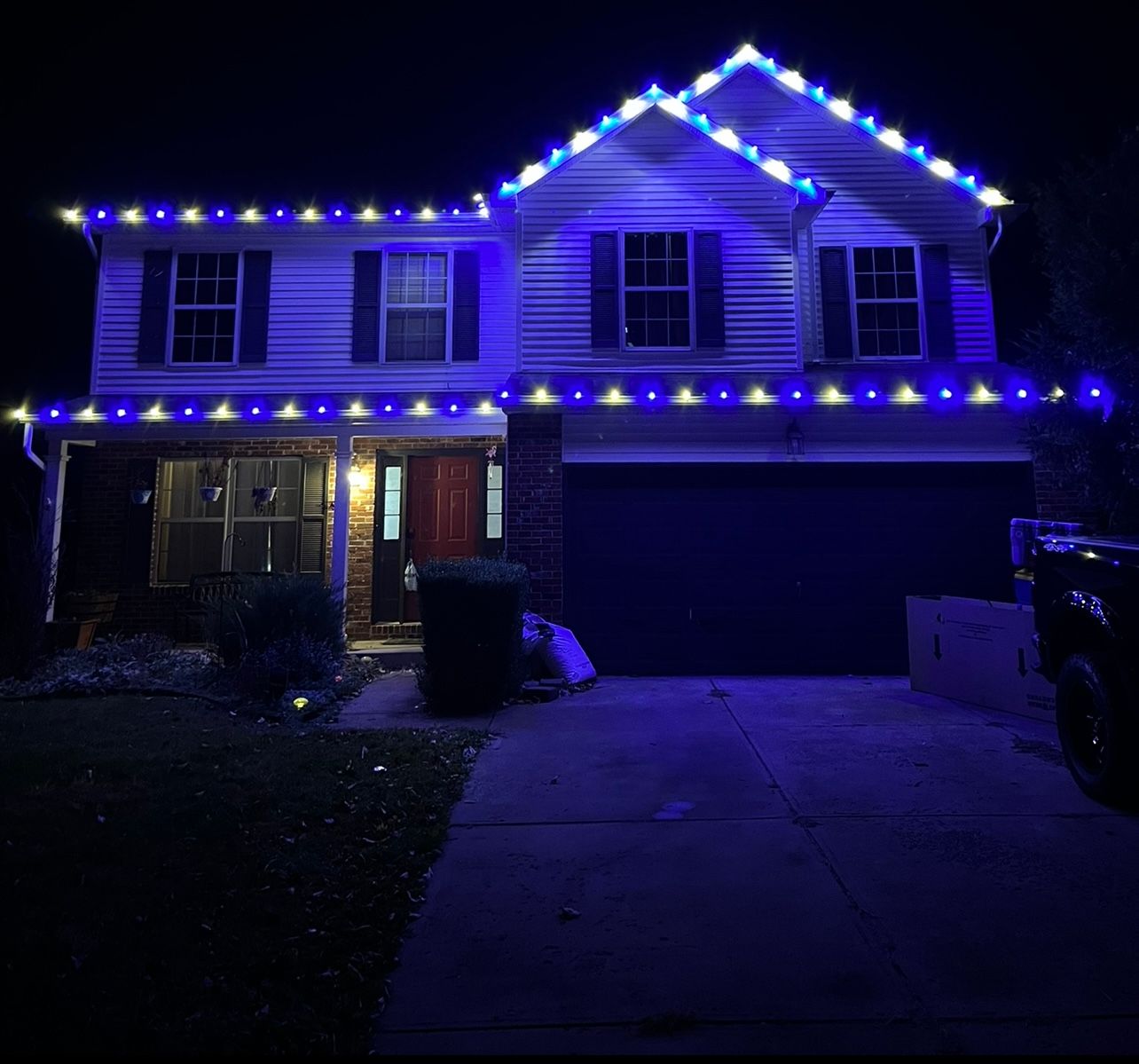 Christmas Light Hanging in Festus