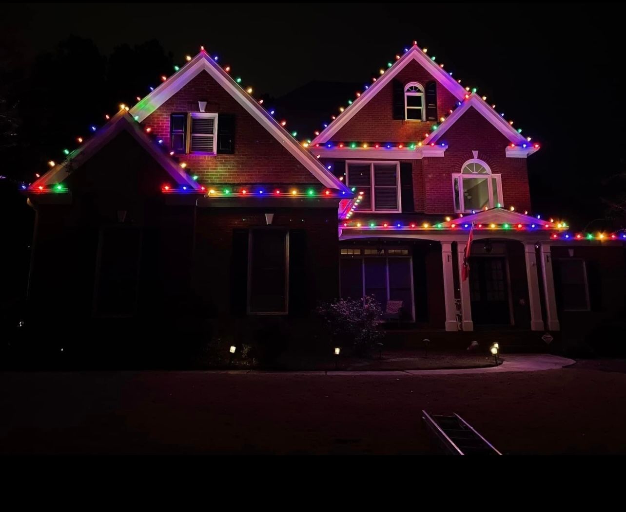 Christmas Light Hanging in Festus