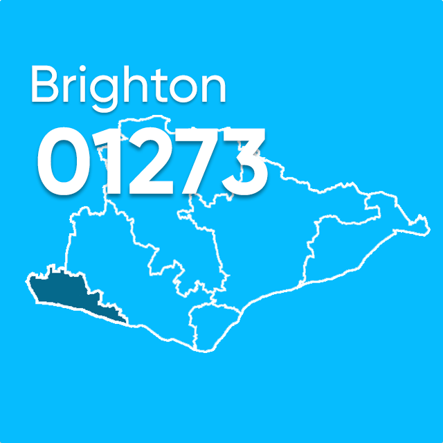 Get a 01273 area code phone number in Brighton