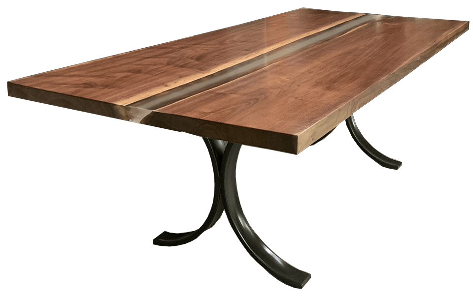 Lancaster Iron & Wood Live Edge Dining Tables