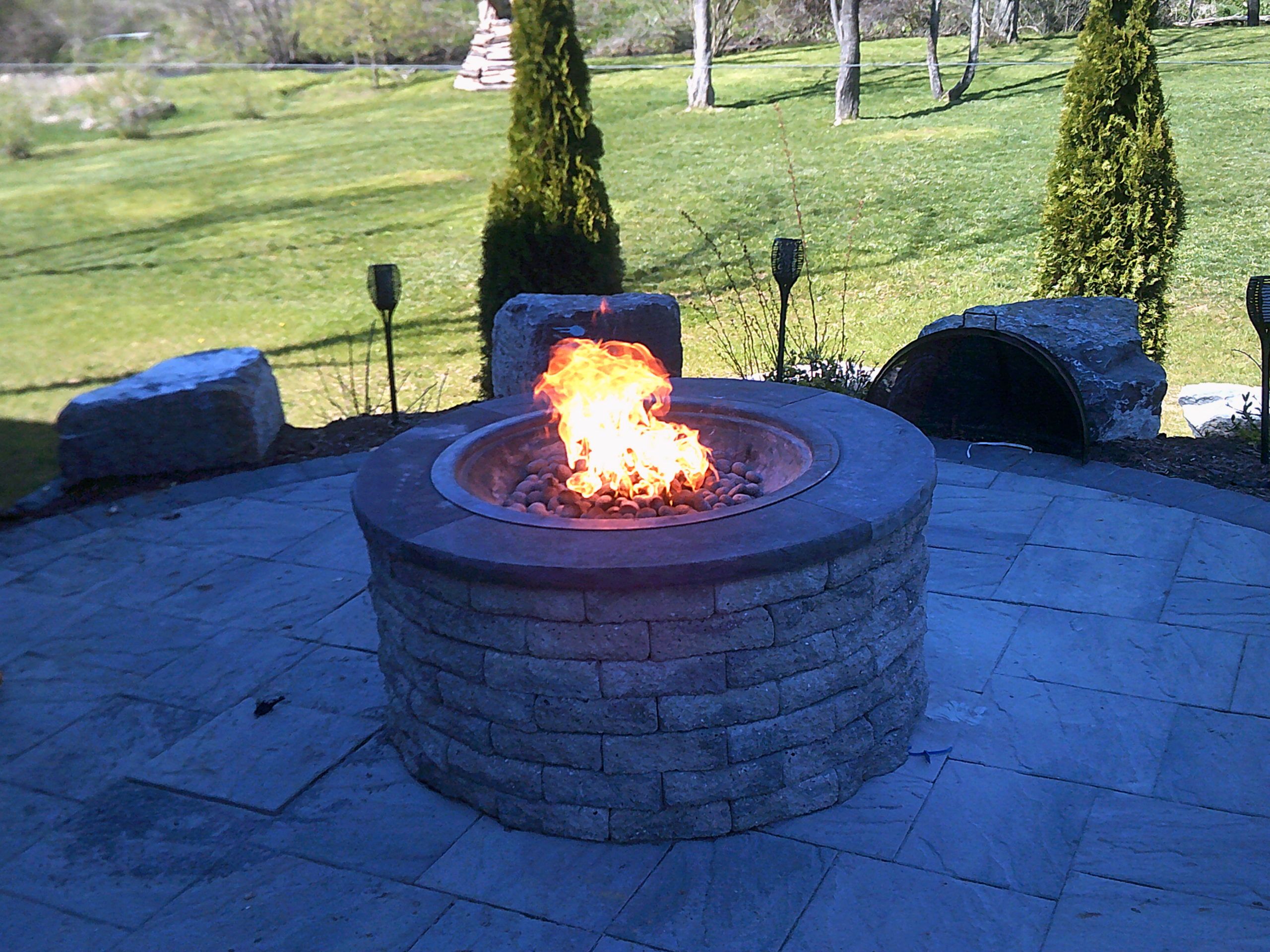 Custom Fire Pit Maintenance Stone Line Sales State College