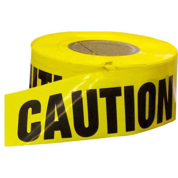 Caution Tape, NonAdhesive, 2" x 328' IRP Fire & Safety Ltd.