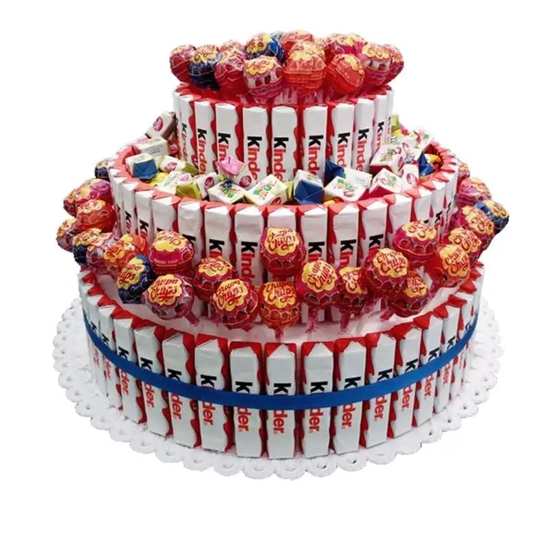 Torta Con Dolci Kinder Il Giulebbe