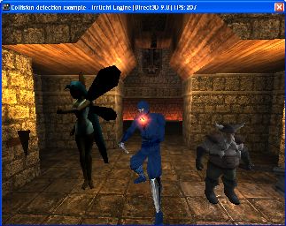 Irrlicht 3D Engine: Tutorial 7: Collision