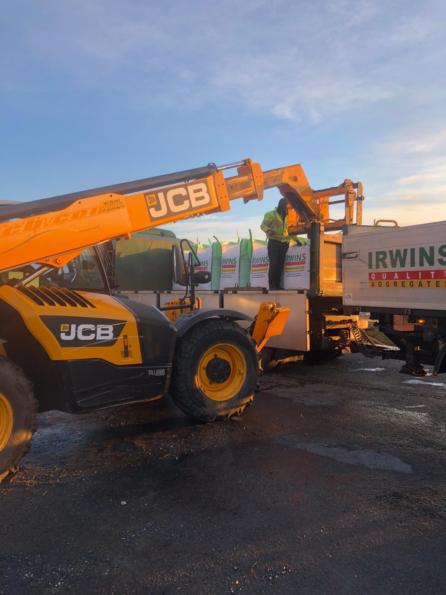 Filtration Media delivery to Achill Water Treatment Plant Irwin