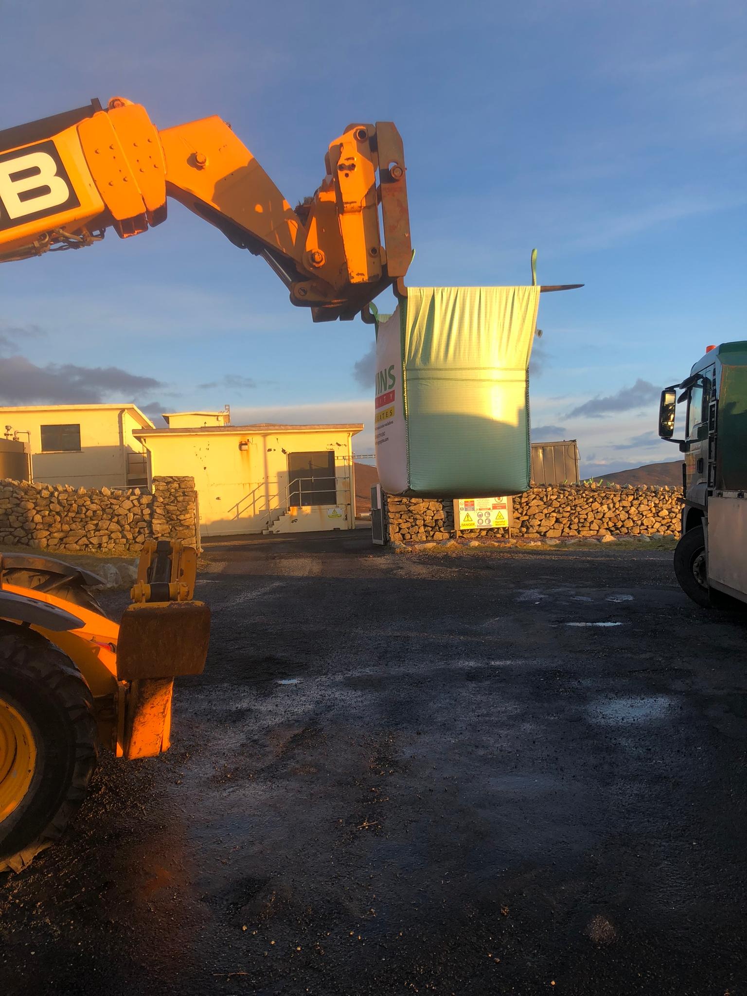 Filtration Media delivery to Achill Water Treatment Plant Irwin