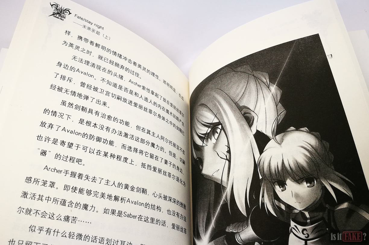 Guess The Fake Fate/Stay Night Light Novels