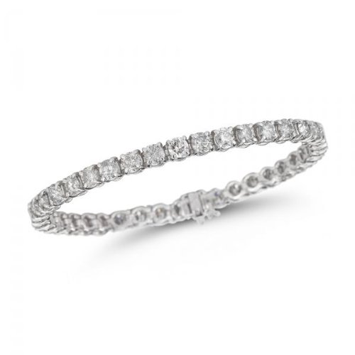 Cyber Moday Coupon Classic 5cts Diamond Tennis Bracelet in 14K White