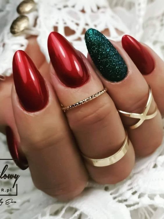 Christmas Nail Trends 2024 Hottest Red Christmas Nails Ideas 2021 • stylish f9