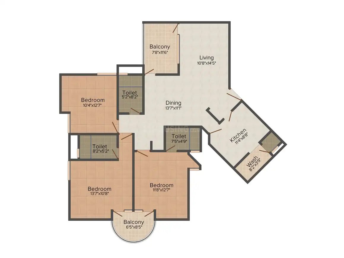 Trinity Neptune Floor Plan Kakkanad, Kochi