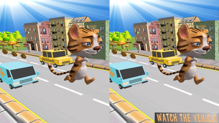 VR Dog & Cat Infinite Road Runner Endless Run Cat & Dog City Run