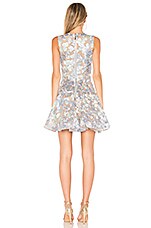 Bronx and Banco Butterfly Mini Dress in White & Blue | REVOLVE