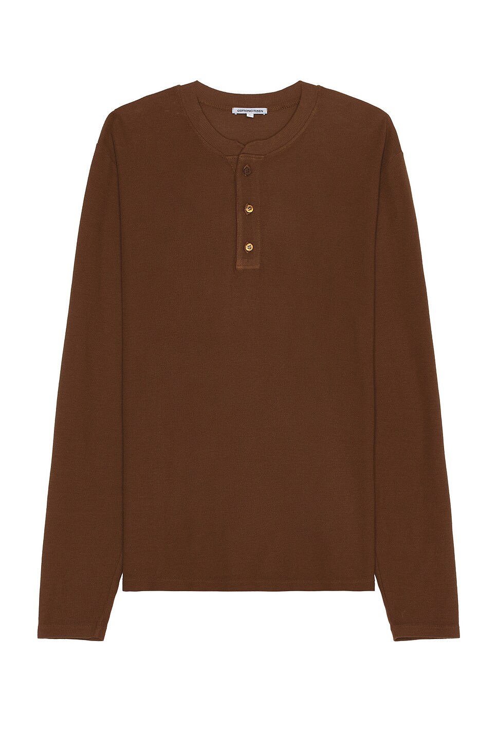 COTTON CITIZEN Hendrix Henley in Cider REVOLVE