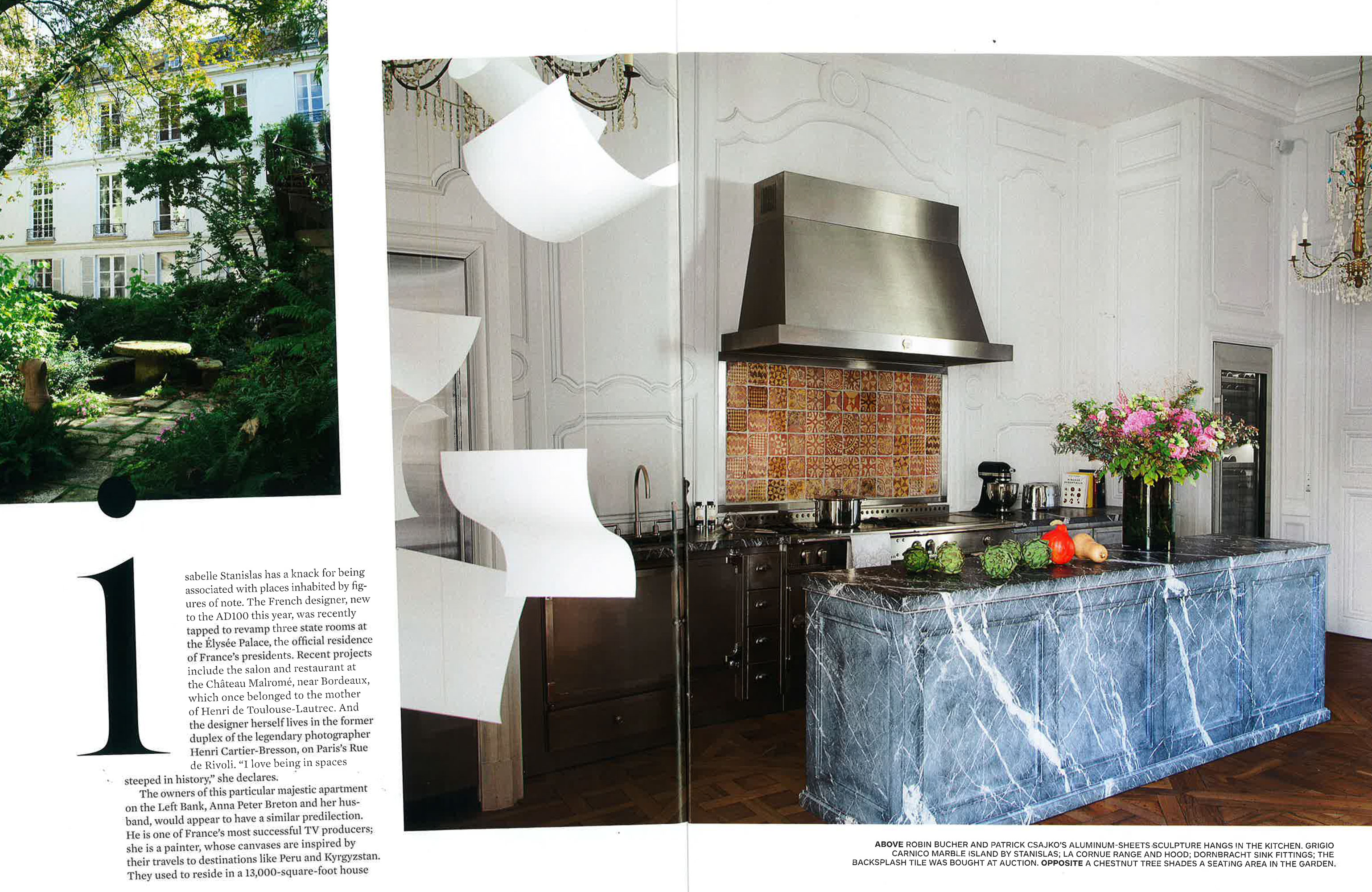 Architectural Digest Isabelle Stanislas