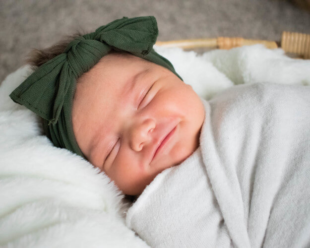 Baby in Basket