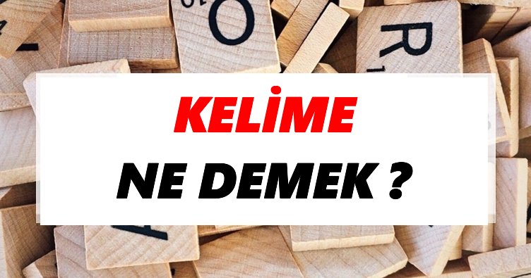 Kelime Ne Demek? TDK’ya Göre Kelime Sözlük Anlamı Nedir? Tdk Anlamı