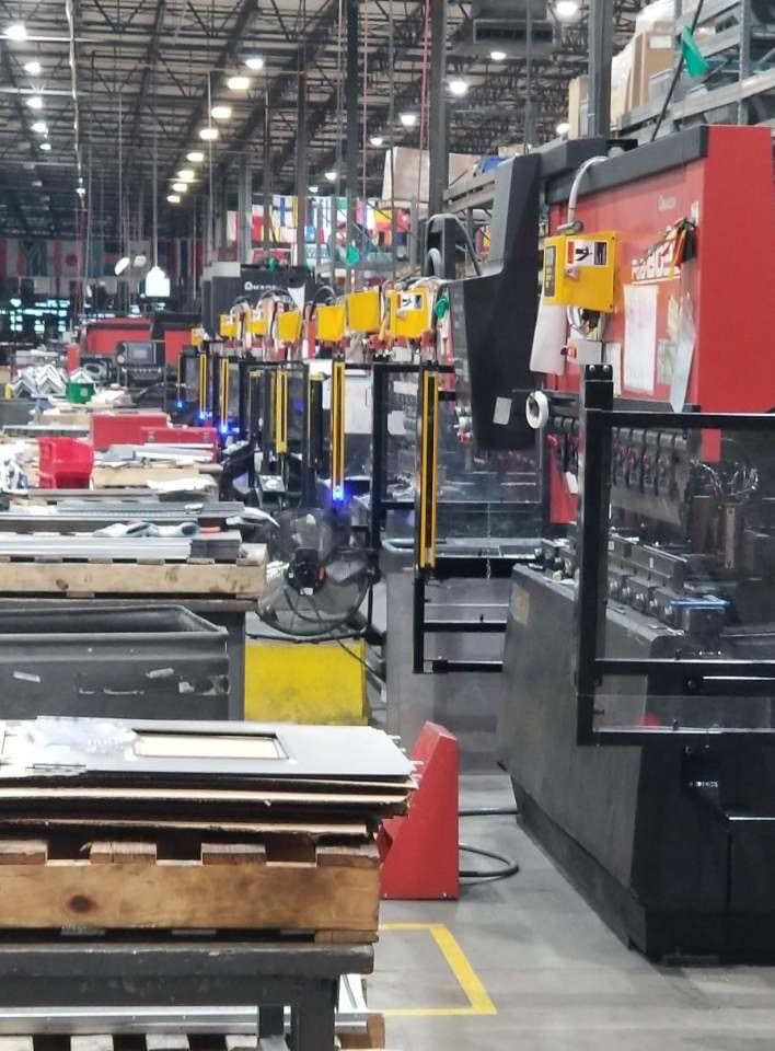 40 press brake guarding installations ISB