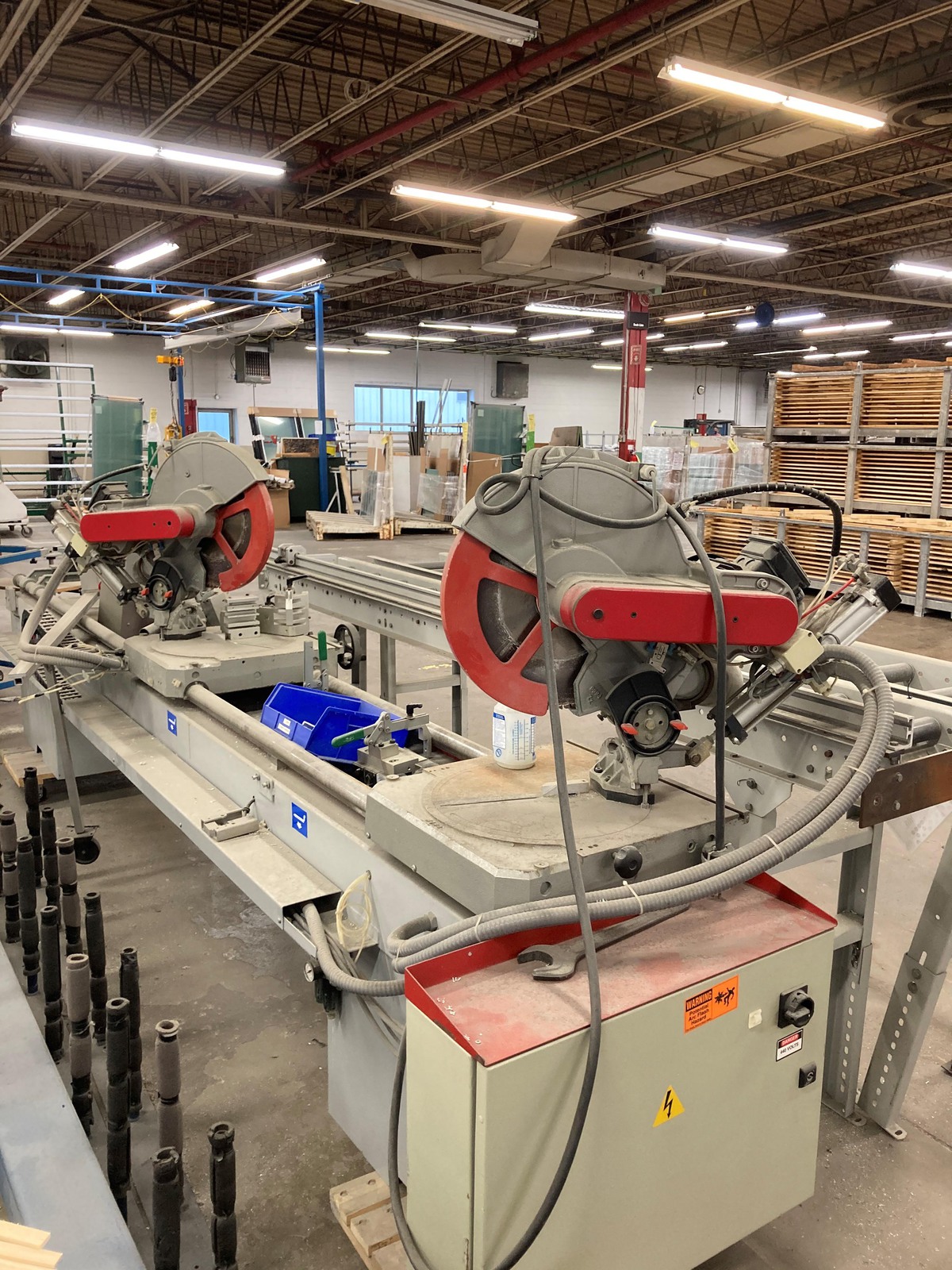 Wegoma Double Miter Saw Vinyl Window Equipment Equipment The