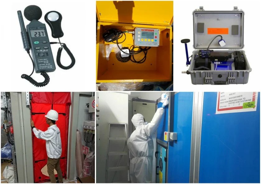 Room air leakage test