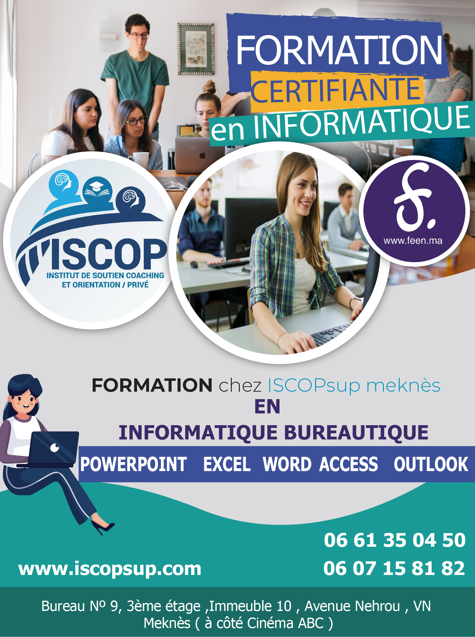 FORMATION CERTIFIANTE EN INFORMATIQUE BUREAUTIQUE Institut de Soutien