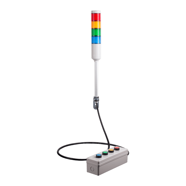 AmeriMation LED Andon Lights Remote Control Box, w/ 10' Cable ISC Sales