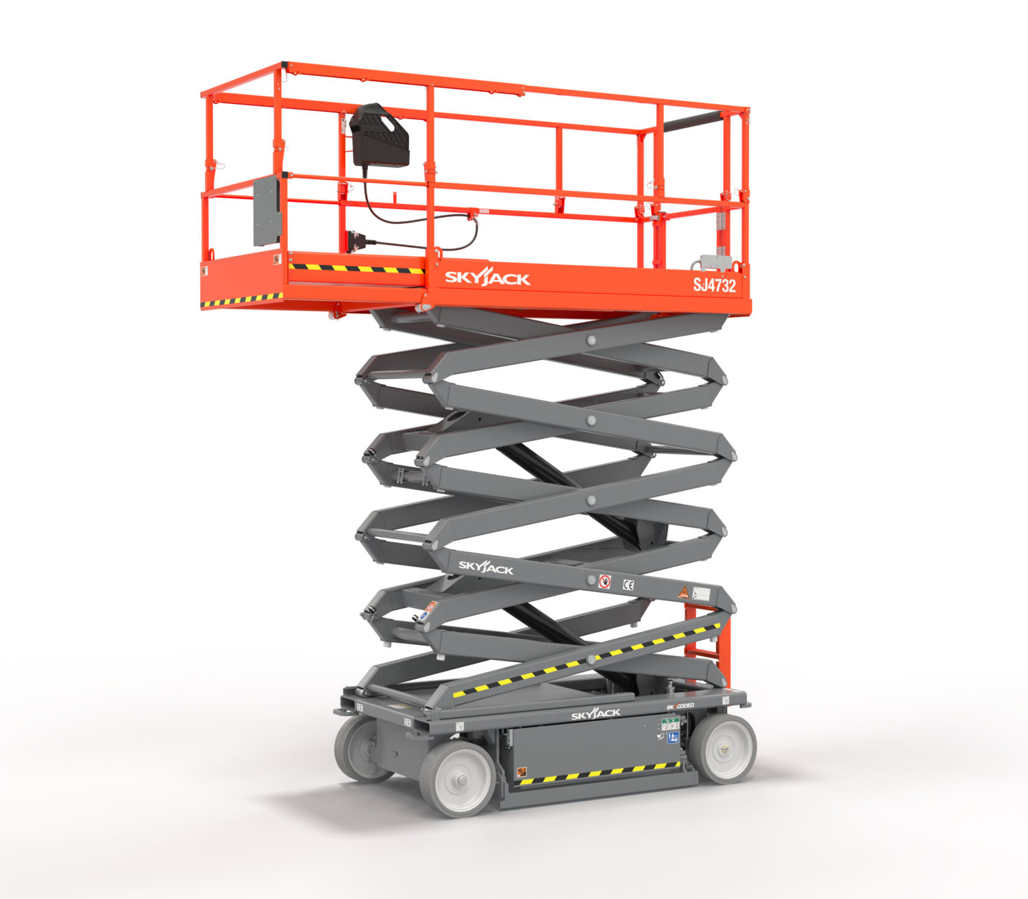 SkyJack SJ4732 DC Scissor Lift Electric, 37' 7" Work Height ISC Sales