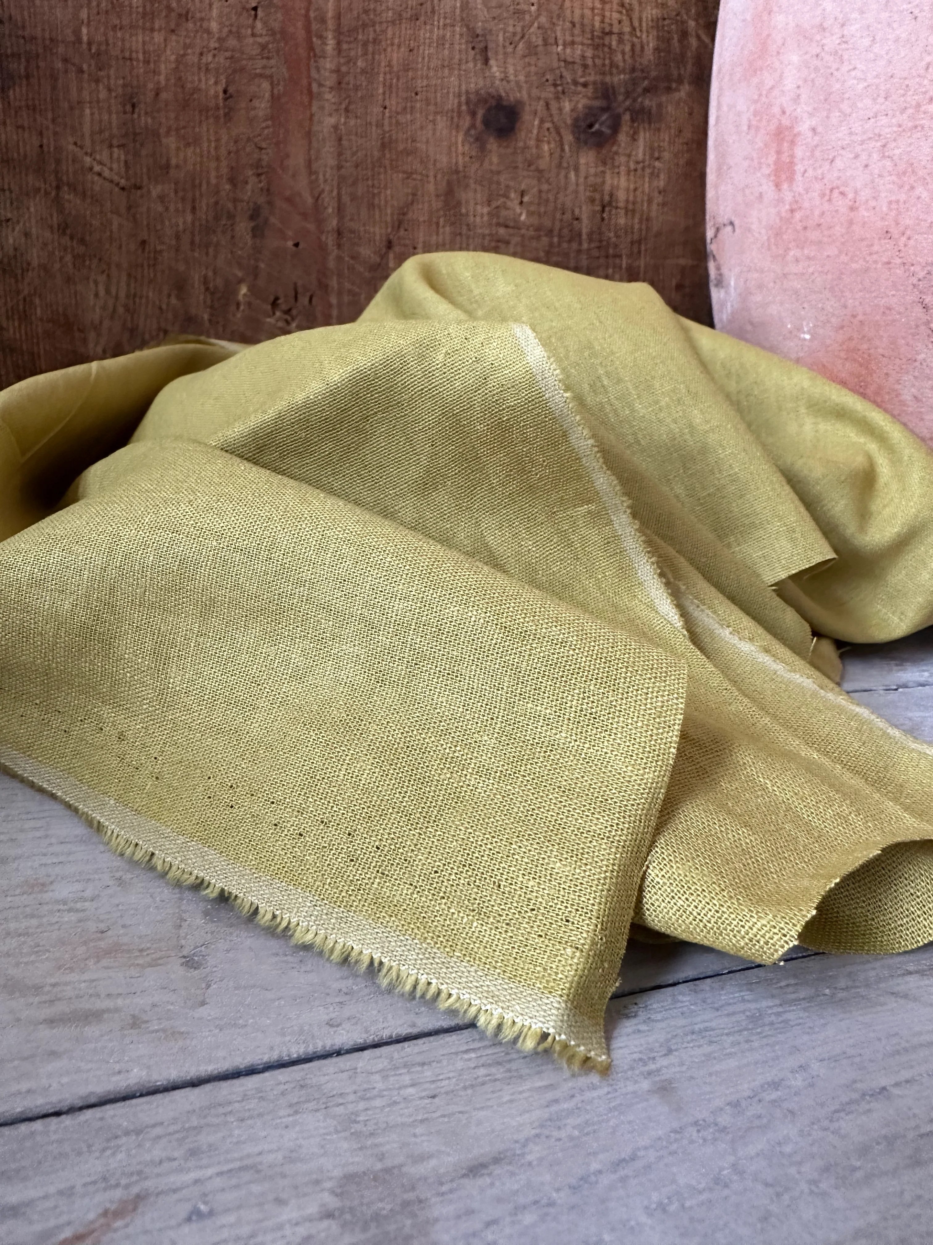 Rayon Linen Blend Woven Isee fabric