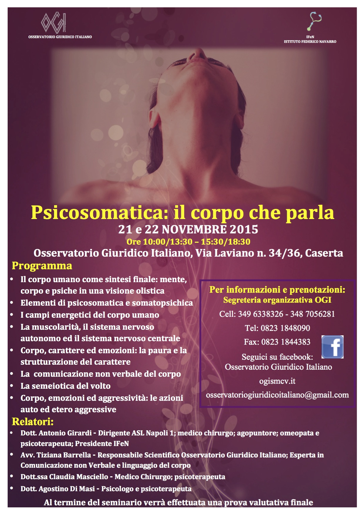 Psicosomatica il corpo che parla I segni del corpo e il suo linguaggio