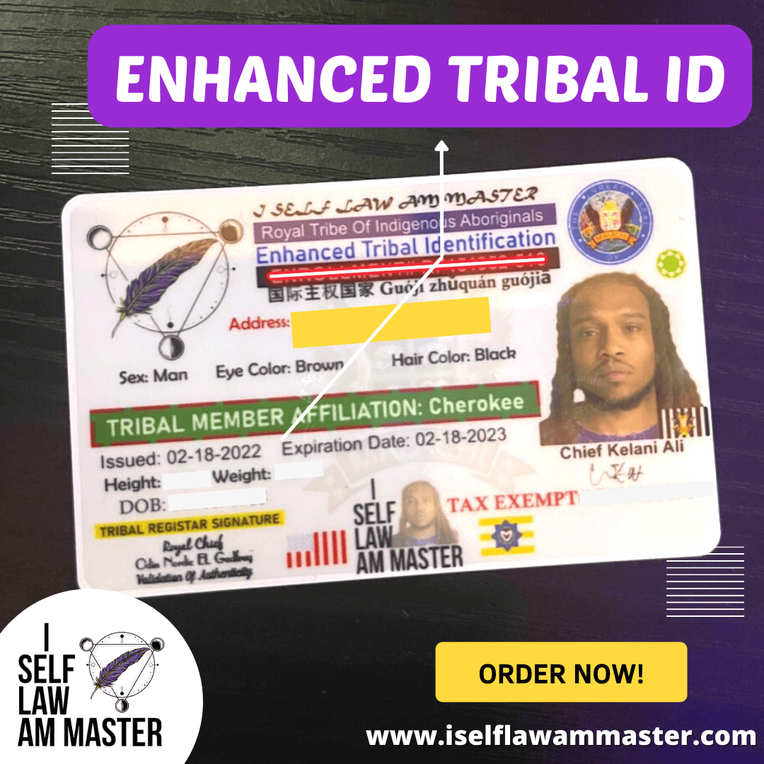 Native American Tribal Identification Card