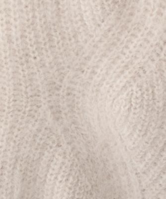 BLUE FOX UNIQUE RIB CARDIGAN BATONER (Women)/バトナー 三越伊勢丹オンラインストア・通販【公式】